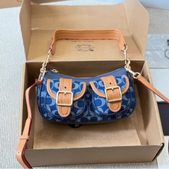 Coach Handbags - Coach Ashton bag in signature denim CY700 NWT